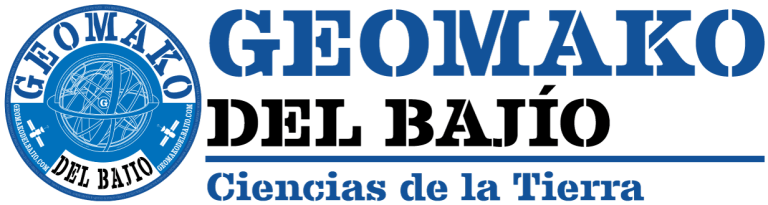 Logotipo horizontal de Geomako del Bajío utilizado en la cabecera y pie de página